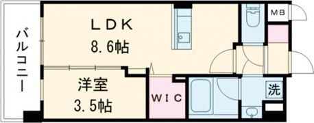 ELGRAND菊陽Ⅰの間取り画像