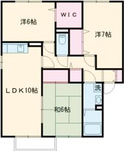 セジュールヒルトップ A棟の間取り画像