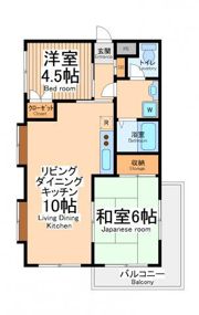 ダイヤハイツ西門の間取り画像