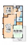 ダイヤハイツ西門の間取り画像