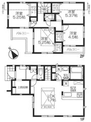 BLOOMING MAISON府中市押立町3号棟の間取り画像