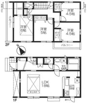 BLOOMING MAISON府中市押立町5号棟の間取り画像