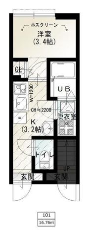 ソルナクレイシア荏原町の間取り画像