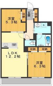 シャルム下田の間取り画像