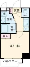 ユリシス新神戸の間取り画像
