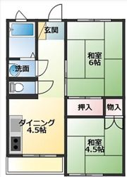コーポオノの間取り画像