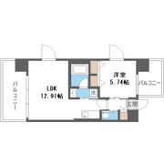 ディームス福島の間取り画像