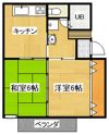 コーポ英の間取り画像
