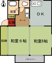 コーポ英の間取り画像