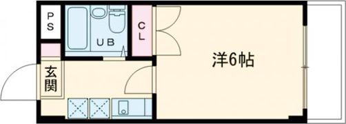 ウエストハイライズの間取り画像