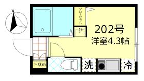 FERIO千住大橋駅前の間取り画像