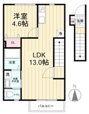 クレール(クレール)の間取り画像