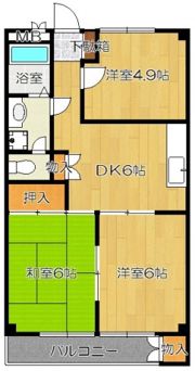 ルミエールⅠの間取り画像