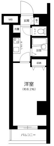 ヴェルト西大島グラーセの間取り画像