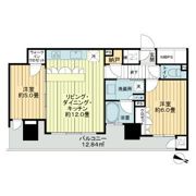 ライオンズタワー勾当台通の間取り画像