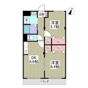 チクマハイツの間取り画像