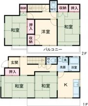 二俣尾戸建の間取り画像