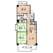 名鉄鈴彦小坂本町ハイツの間取り画像