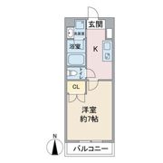 アールズタワー池下西の間取り画像