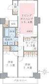 Brillia ist 東雲キャナルコートの間取り画像