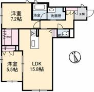 グランベレオの間取り画像