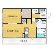 元町カデンツァⅠの間取り画像