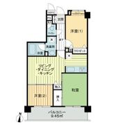 ライオンズマンション中野島の間取り画像