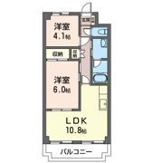 下鶴間ホームズの間取り画像