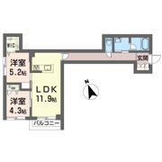 シャンテ ユーIの間取り画像
