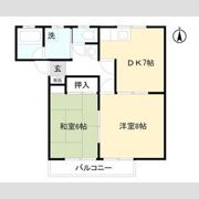 サンハイツ・ワタナベ南棟の間取り画像