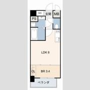 豊田駅前新築ビルの間取り画像