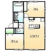 フルールの間取り画像