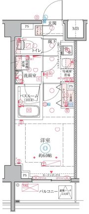 クレヴィスタ横浜天王町の間取り画像