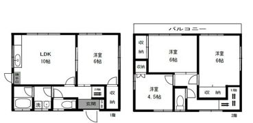 二俣川戸建の間取り画像