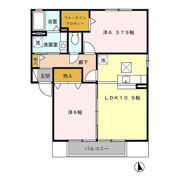 ボンヌシャンス Aの間取り画像