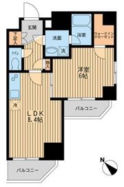 レジディア蒲田Ⅲの間取り画像