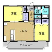 αグリーン中央の間取り画像