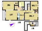アムール久喜A棟の間取り画像