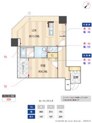 KDXレジデンス大濠ハーバービュータワーの間取り画像