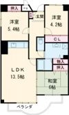 サニーヒル会瀬 1号館の間取り画像