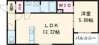 アネッサ堺東の間取り画像