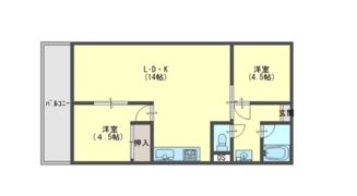 カルム魚住の間取り画像