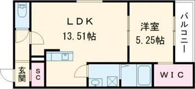 アネッサ堺東の間取り画像
