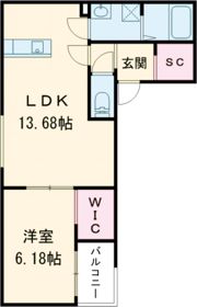 アネッサ堺東の間取り画像