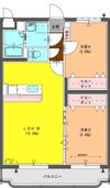 La Vie Bell TakedaⅡ（ラヴィベール竹田Ⅱ）の間取り画像