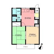 オークスアレイ矢部の間取り画像