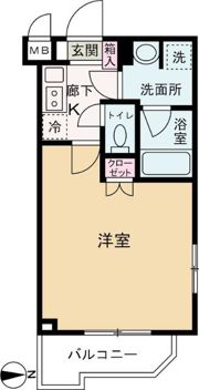 ルーブル武蔵中原伍番館の間取り画像