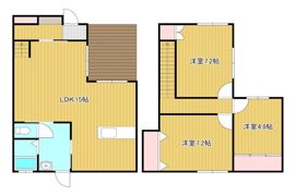 カソラ篠原 Aの間取り画像