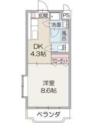 ジュネスⅡの間取り画像