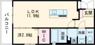 ラ・シック光の森駅の間取り画像